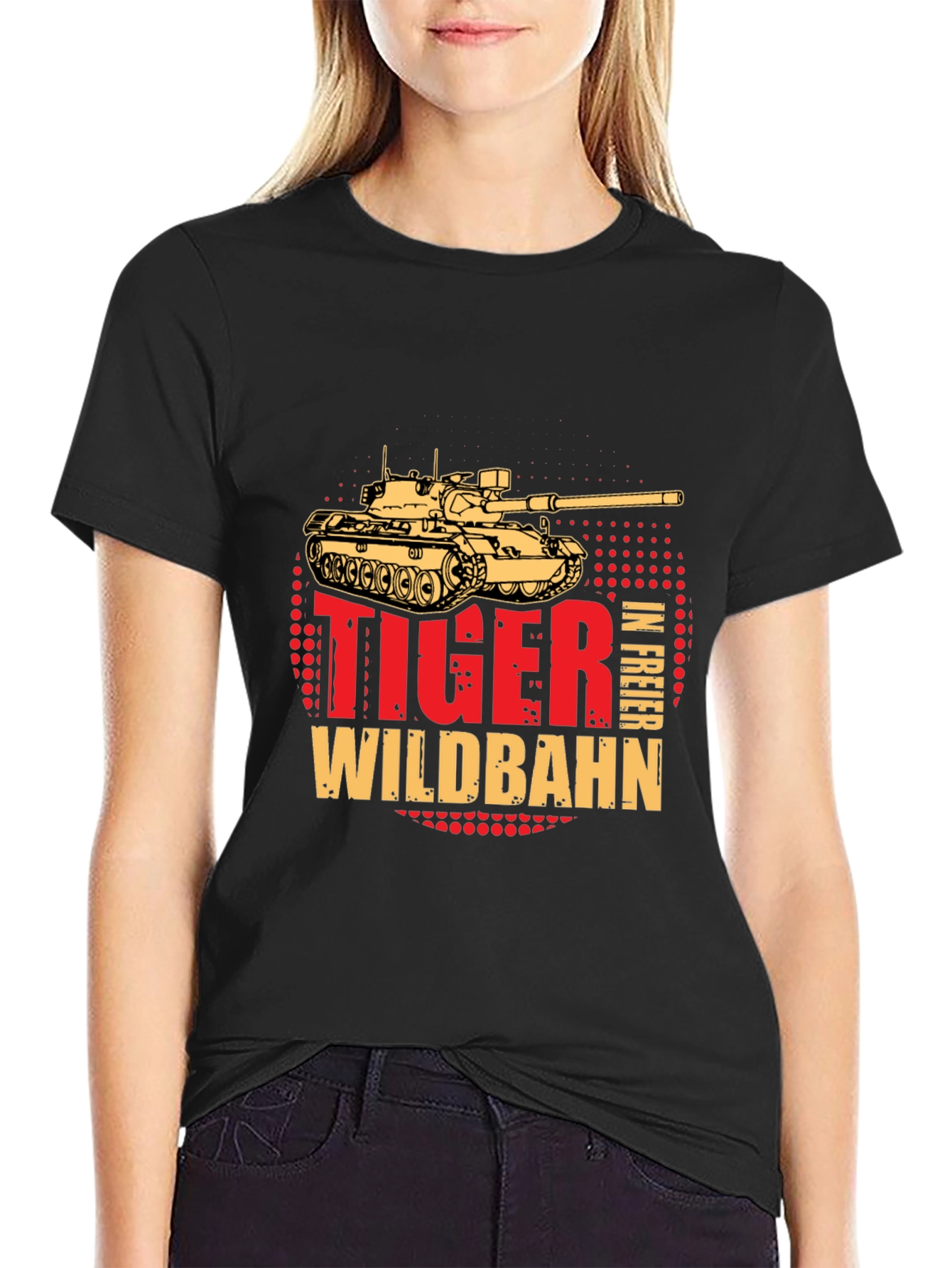 Tiger Tank T-Shirt - Wildbahn in Freier