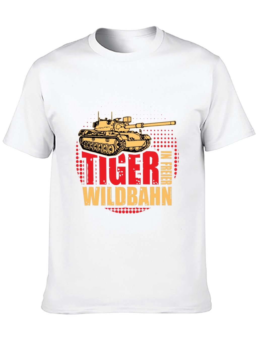 Tiger Tank T-Shirt - Wildbahn in Freier