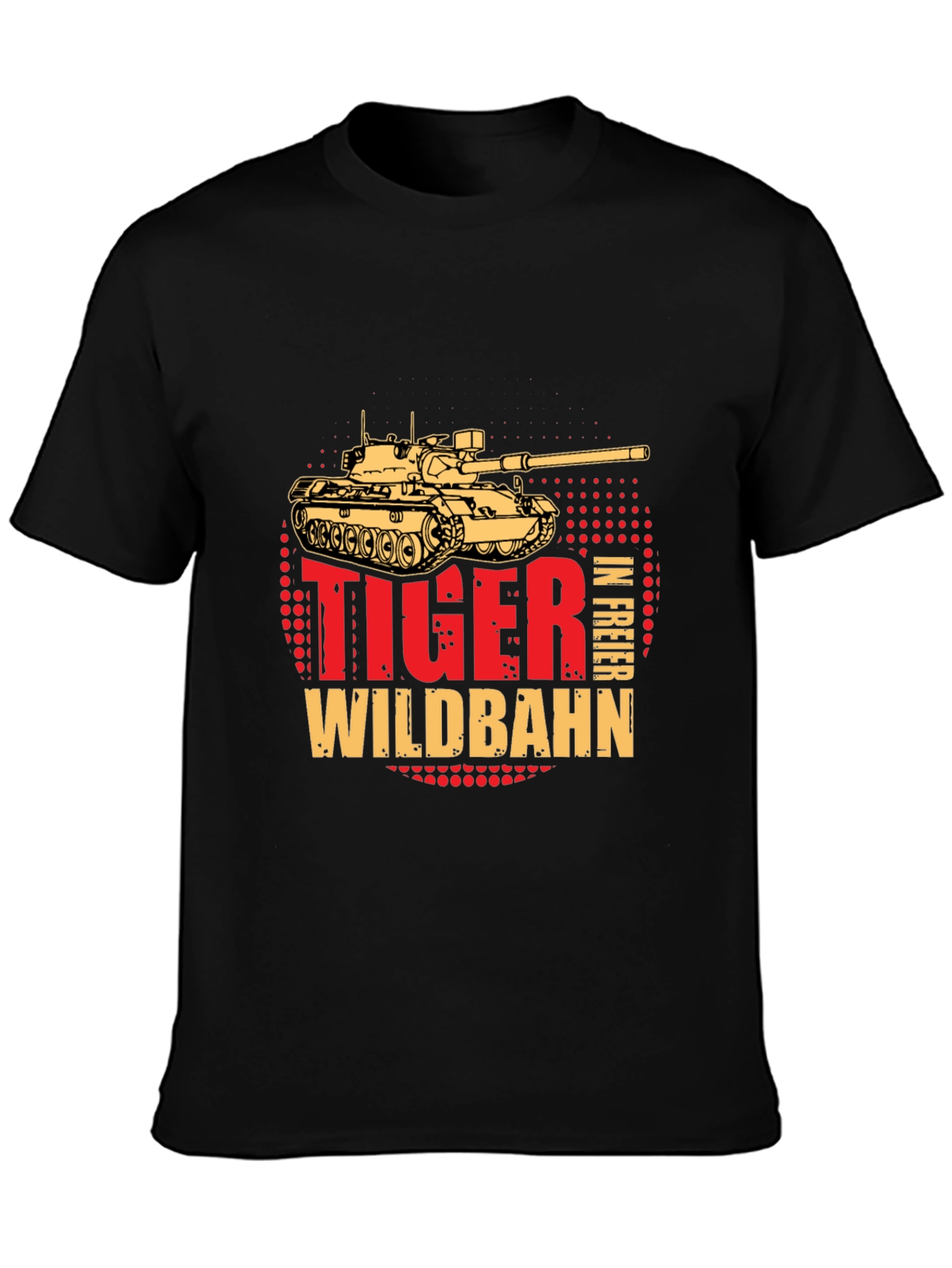 Tiger Tank T-Shirt - Wildbahn in Freier