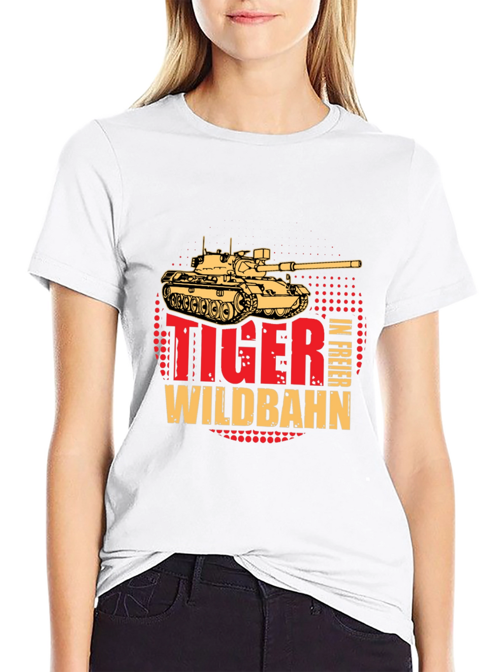 Tiger Tank T-Shirt - Wildbahn in Freier