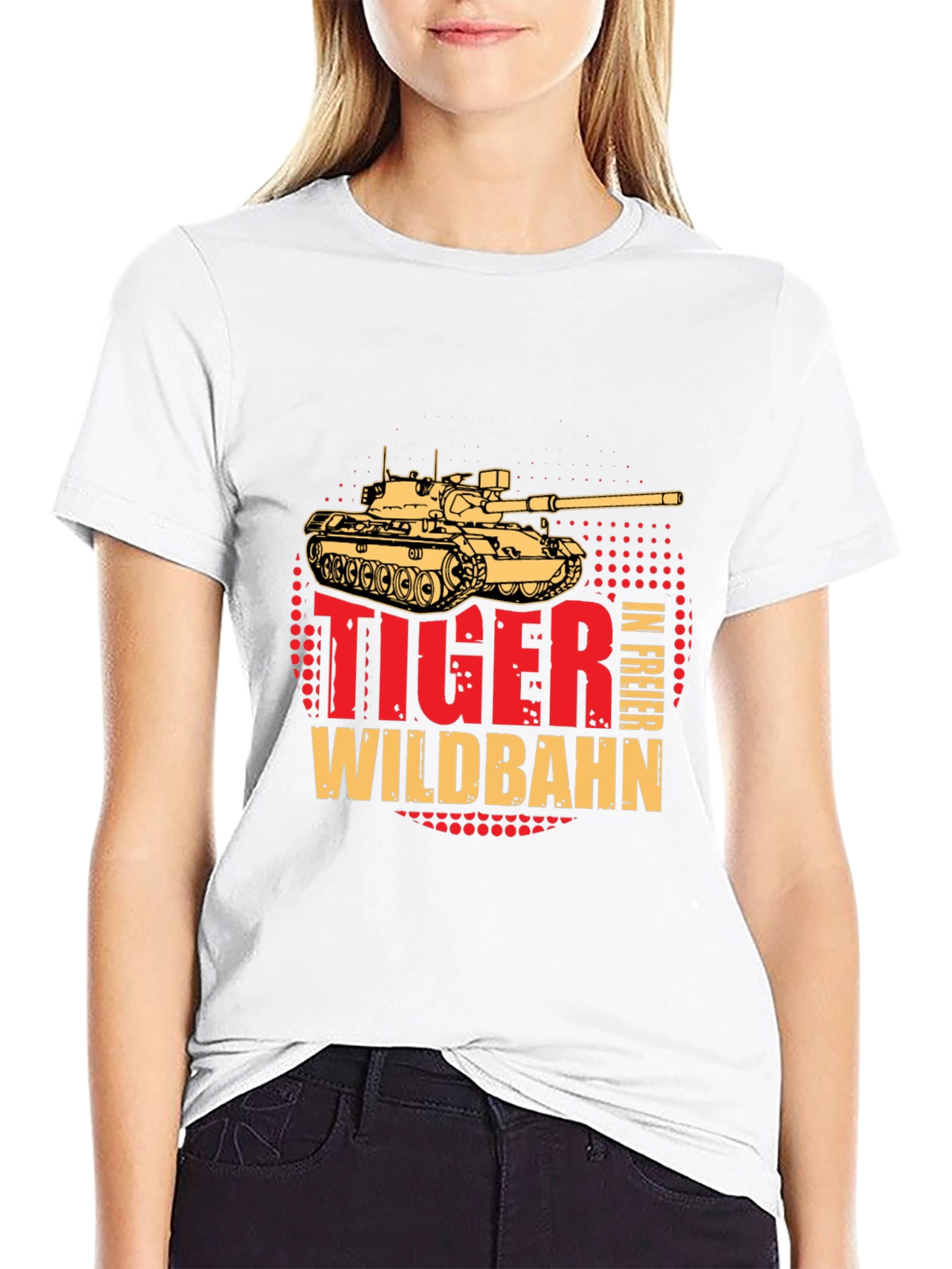 Tiger Tank T-Shirt - Wildbahn in Freier