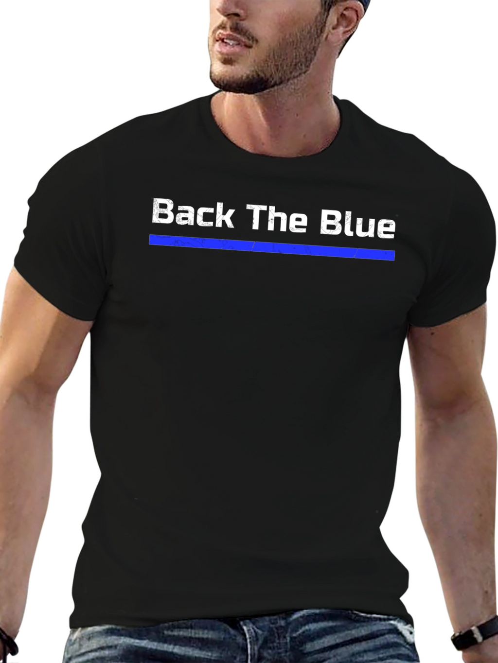 Back The Blue Graphic T-Shirt