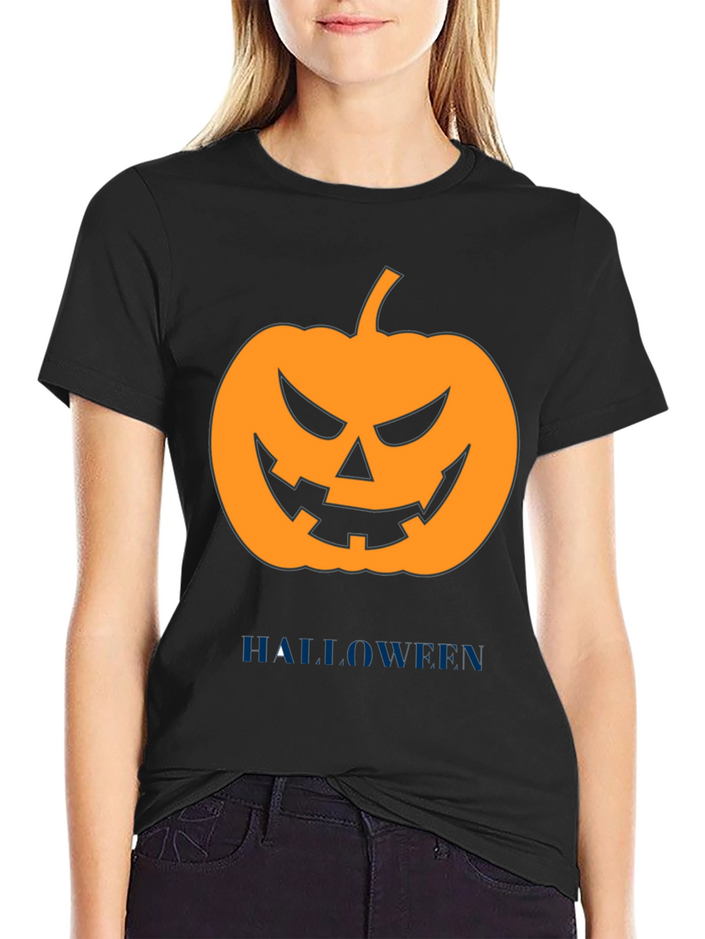 Halloween Pumpkin Graphic T-Shirt