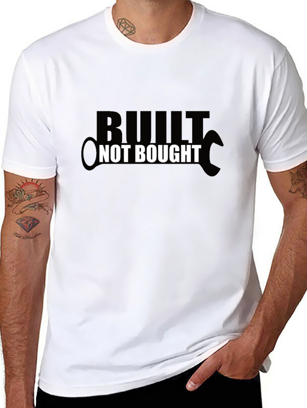 Built Not Bought Graphic Tee - Black