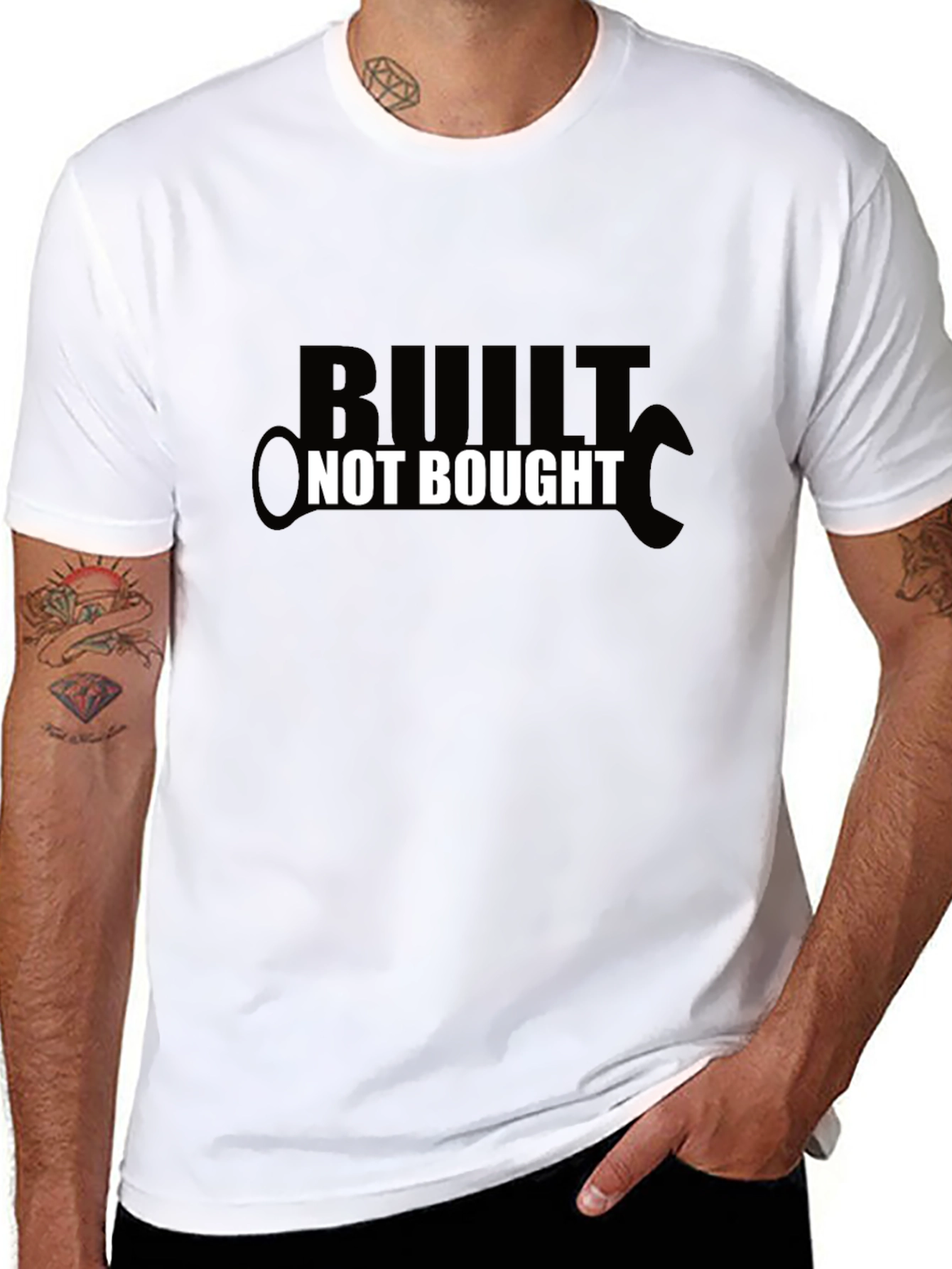 Built Not Bought Graphic Tee - Black