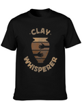 Clay Whisperer Graphic Tee - Pottery Lover Shirt