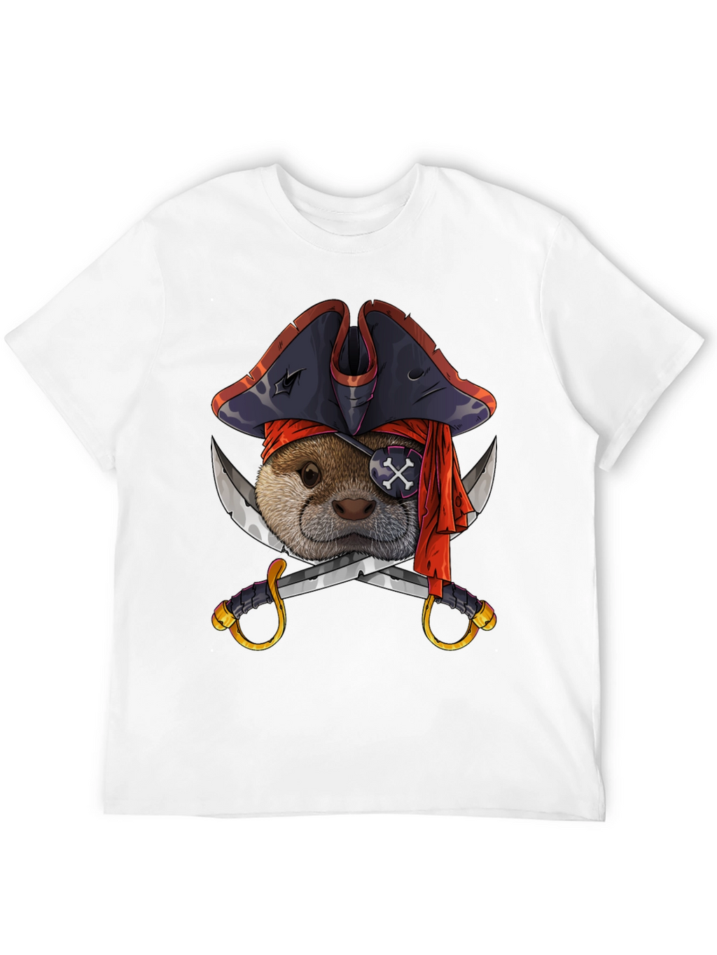 Pirate Otter T-Shirt - Funny Animal Tee
