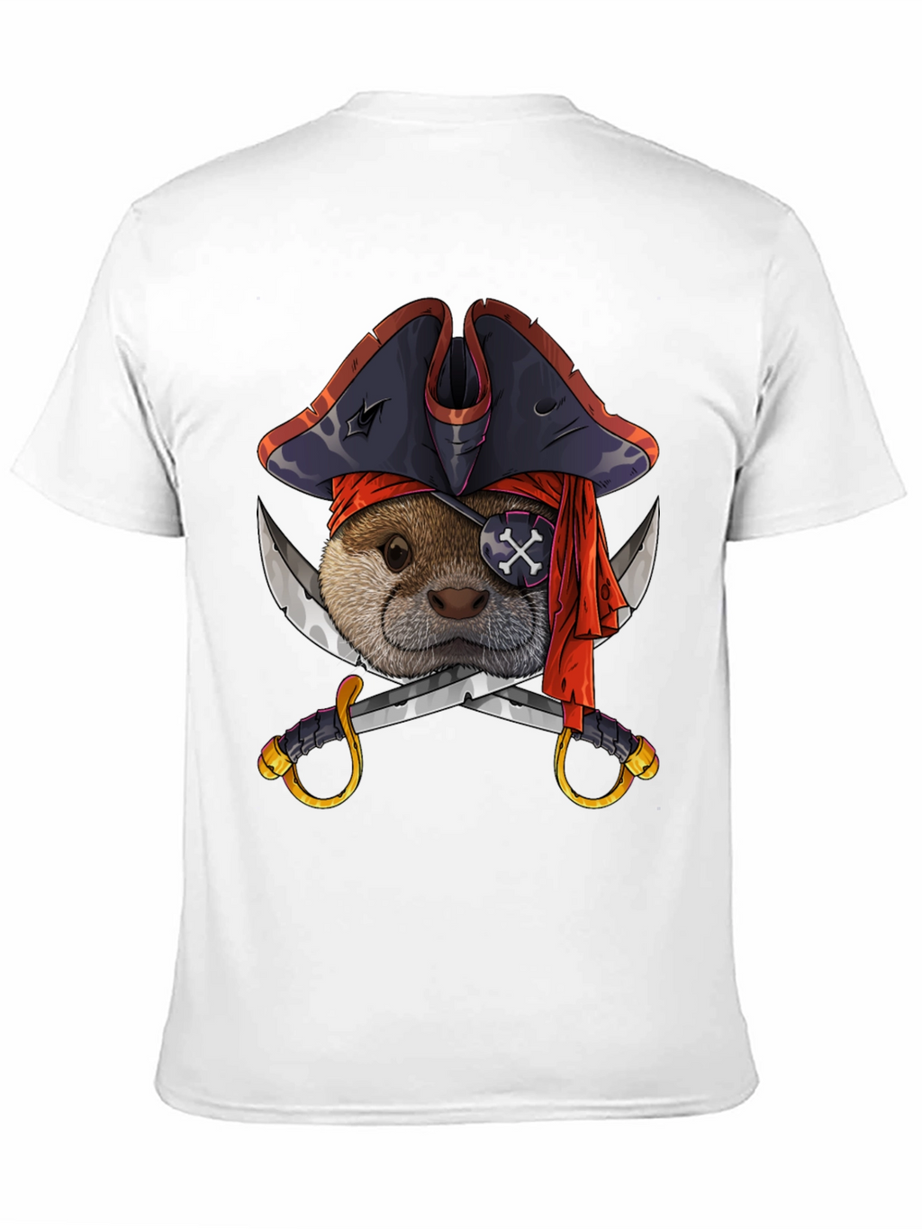 Pirate Otter T-Shirt - Funny Animal Tee