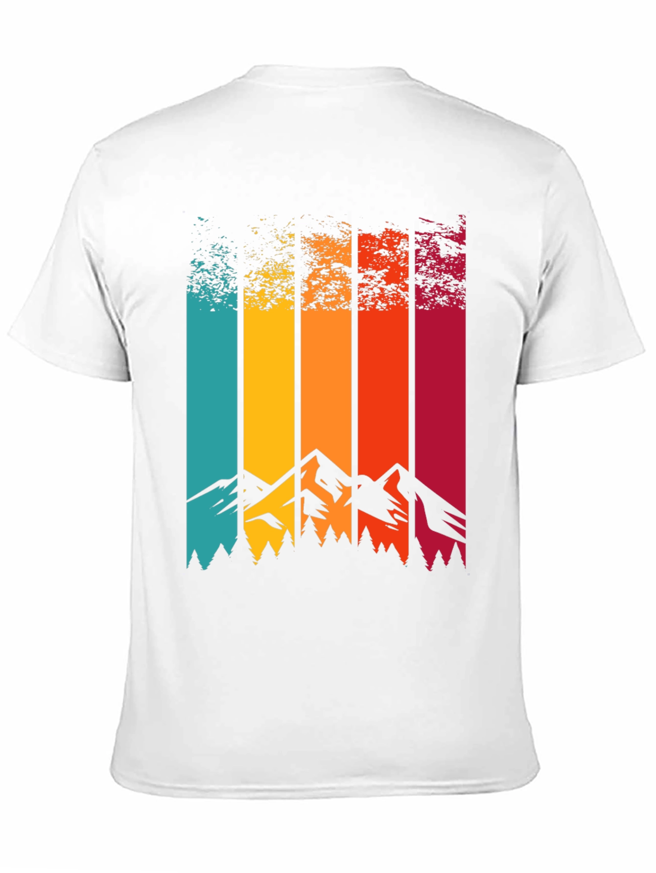 Retro Mountainscape Graphic Tee