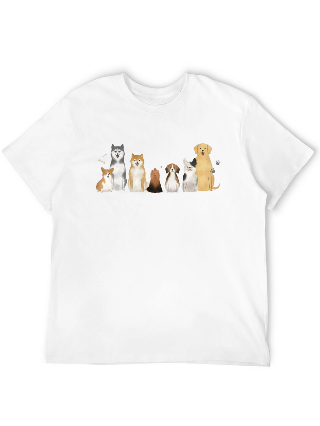 Dog Breed T-Shirt - Casual Black Tee