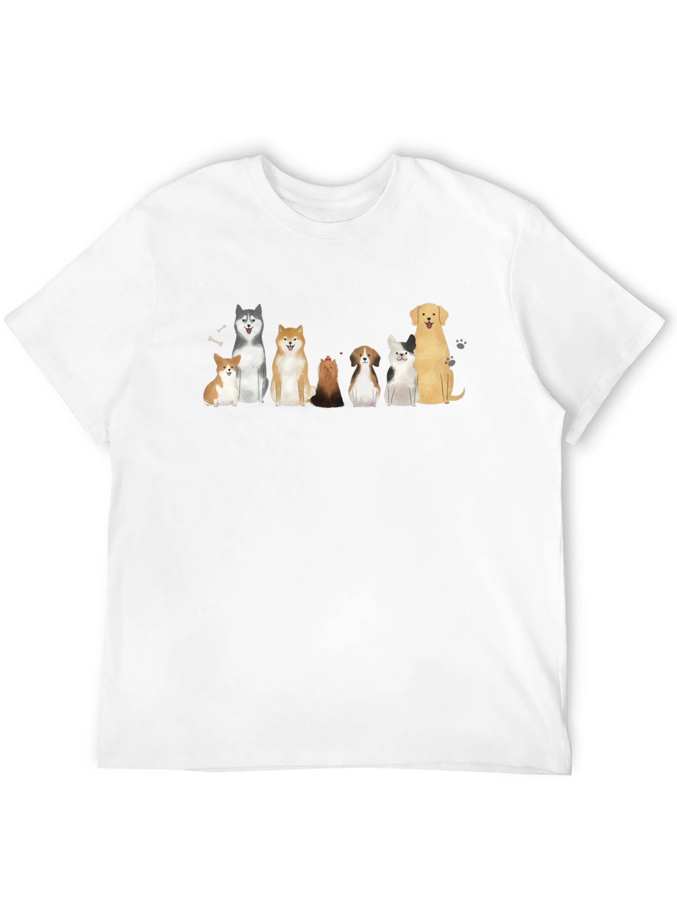 Dog Breed T-Shirt - Casual Black Tee