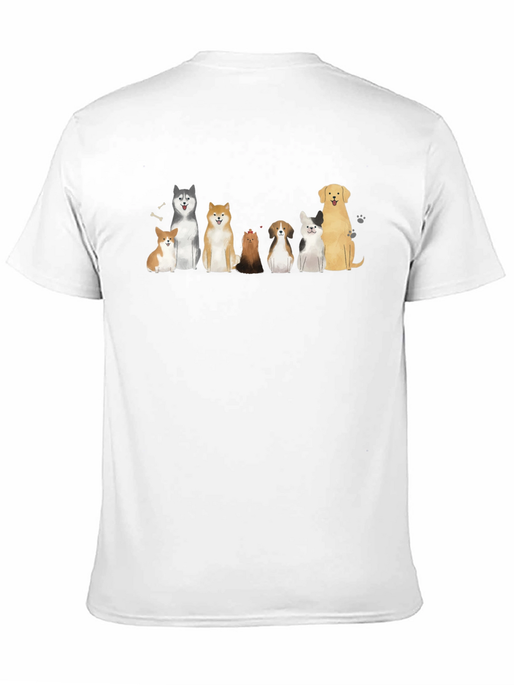 Dog Breed T-Shirt - Casual Black Tee