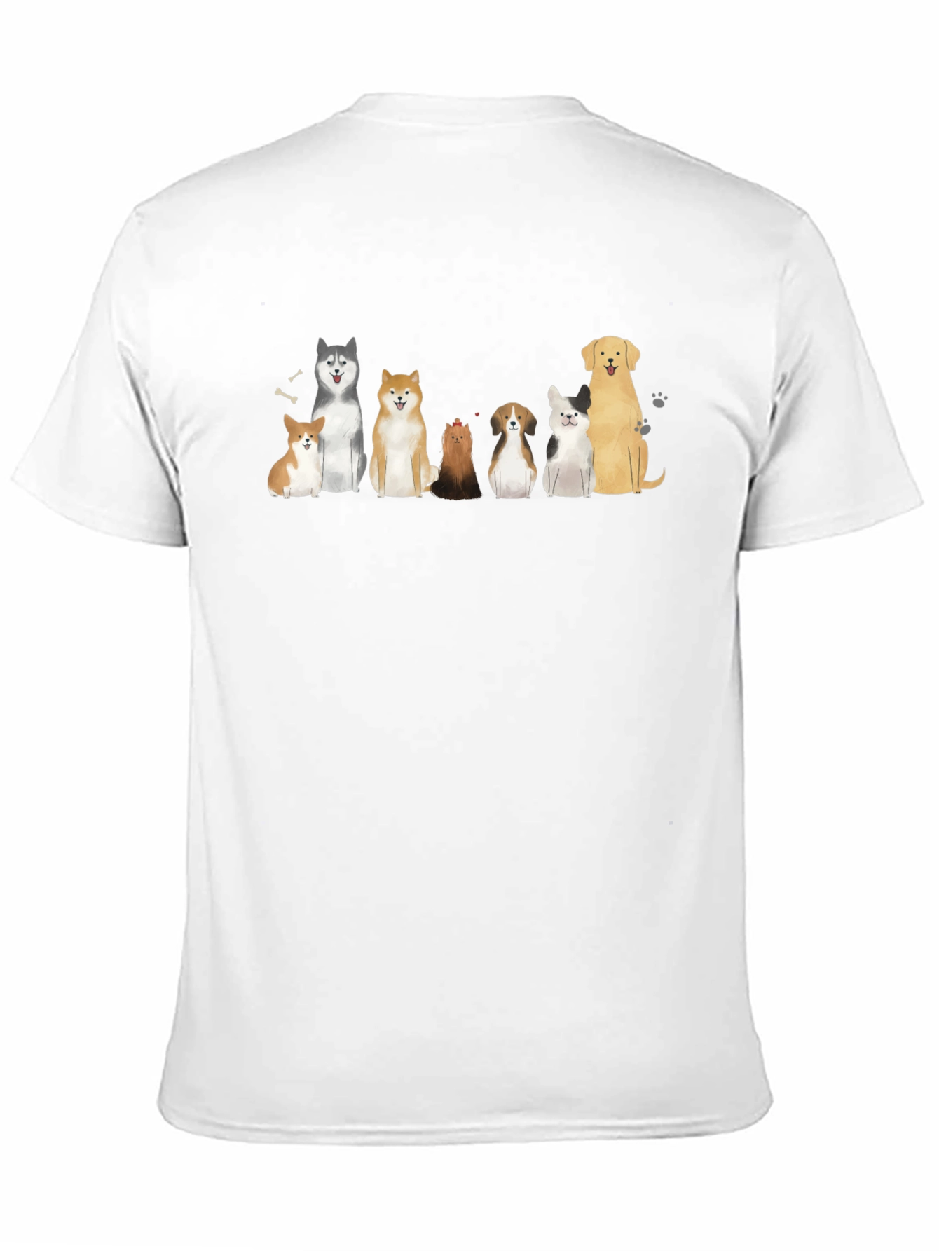 Dog Breed T-Shirt - Casual Black Tee