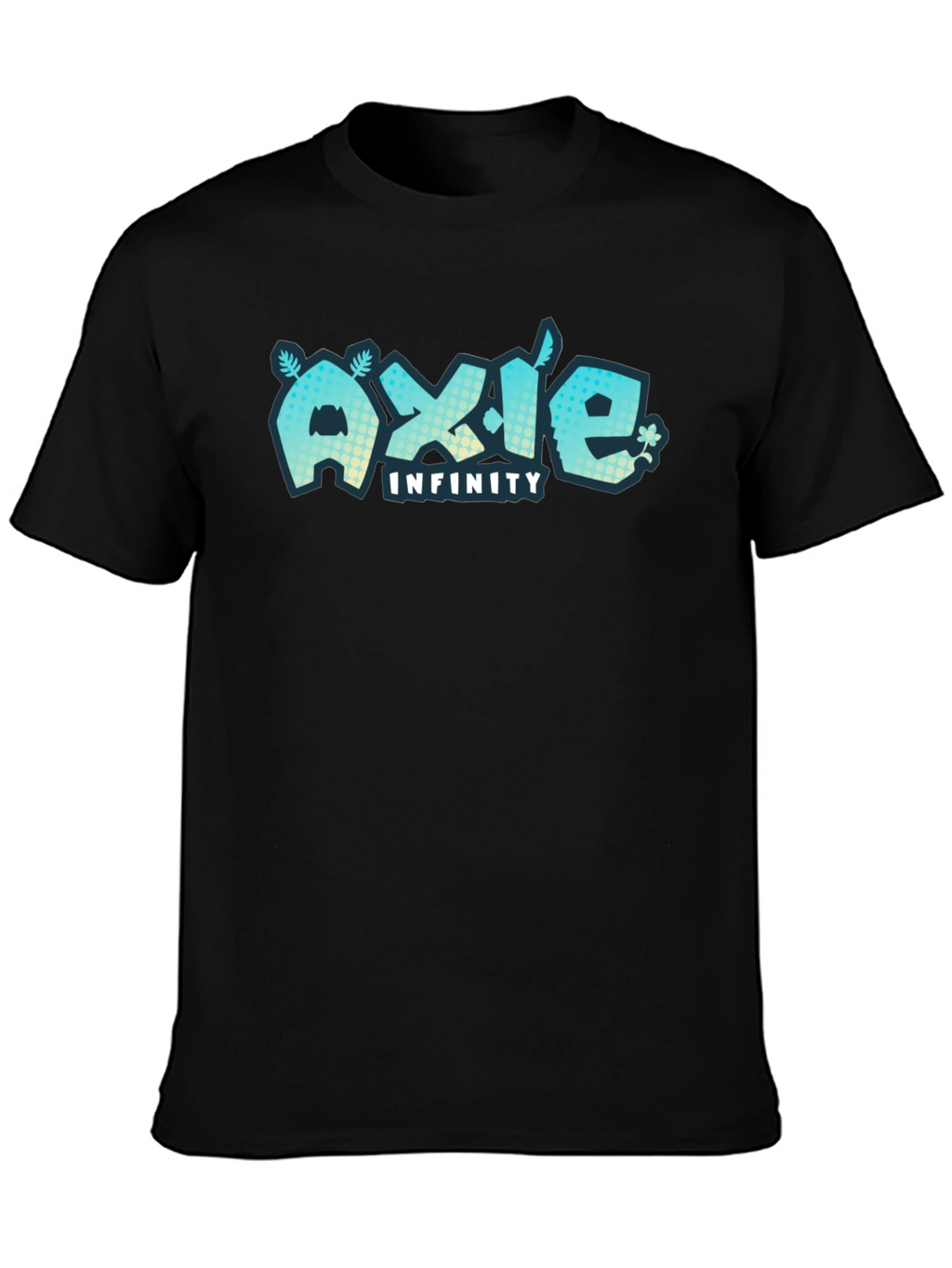 Axie Infinity Black T-Shirt Gaming Design