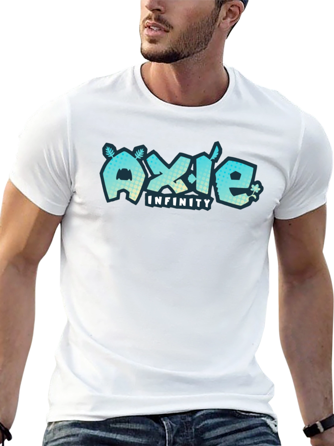 Axie Infinity Black T-Shirt Gaming Design