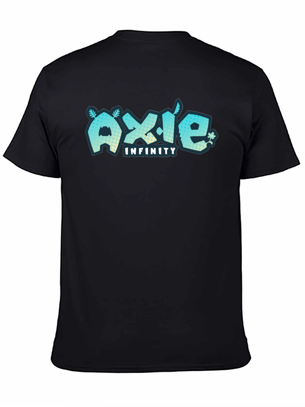 Axie Infinity Black T-Shirt Gaming Design