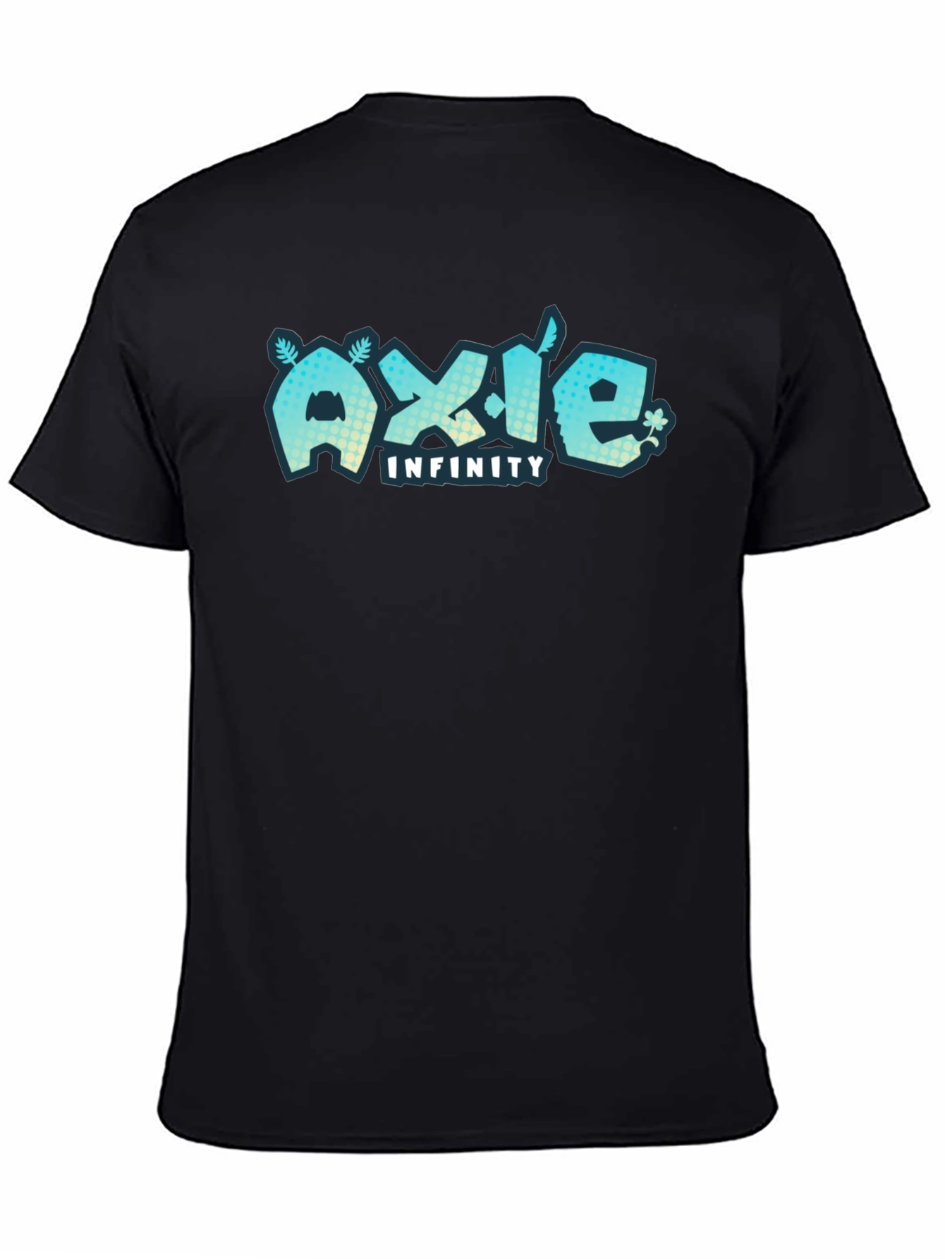 Axie Infinity Black T-Shirt Gaming Design