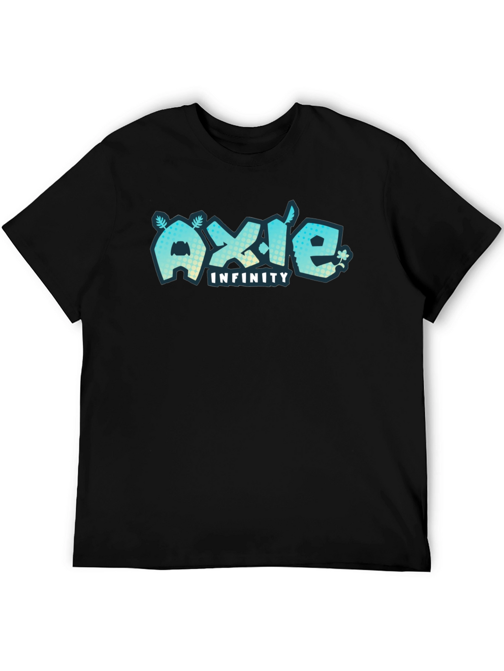 Axie Infinity Black T-Shirt Gaming Design