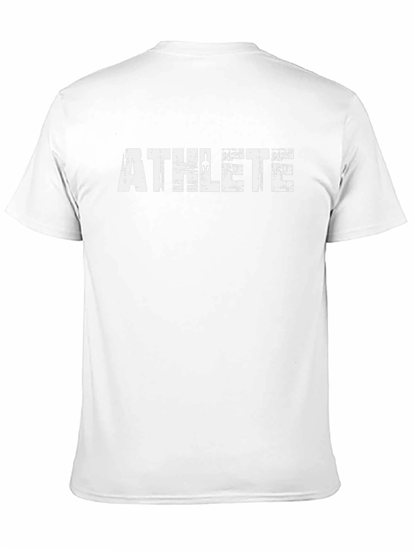 Athlete Graphic Tee - Black Cotton T-Shirt
