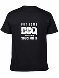 BBQ Sauce On It T-Shirt -  Funny Grilling Tee