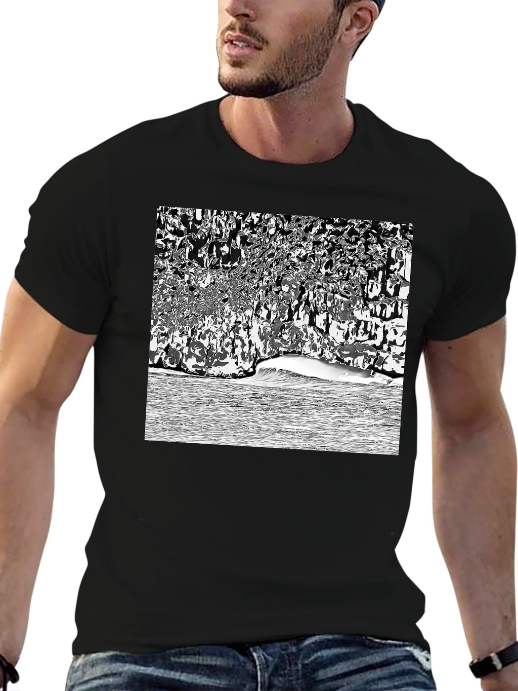 Ocean Wave Graphic T-Shirt