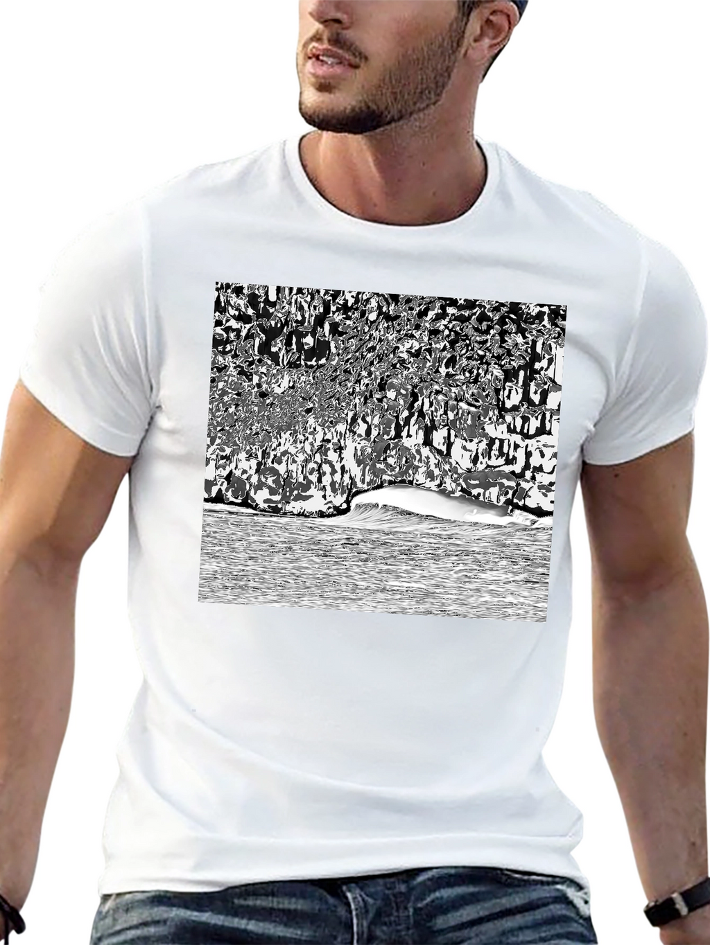 Ocean Wave Graphic T-Shirt