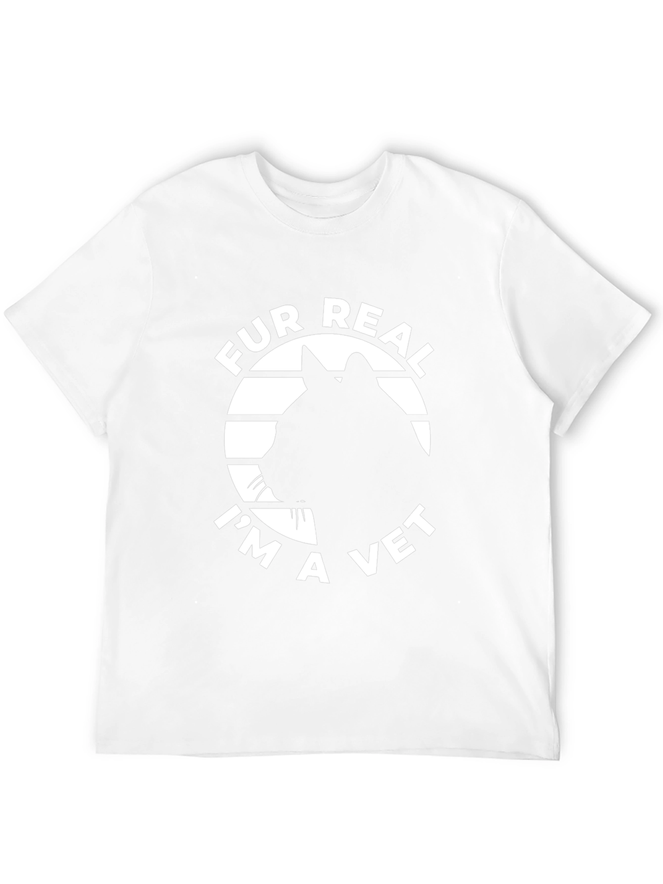 Fur Real Im A Vet Black Cat T-Shirt