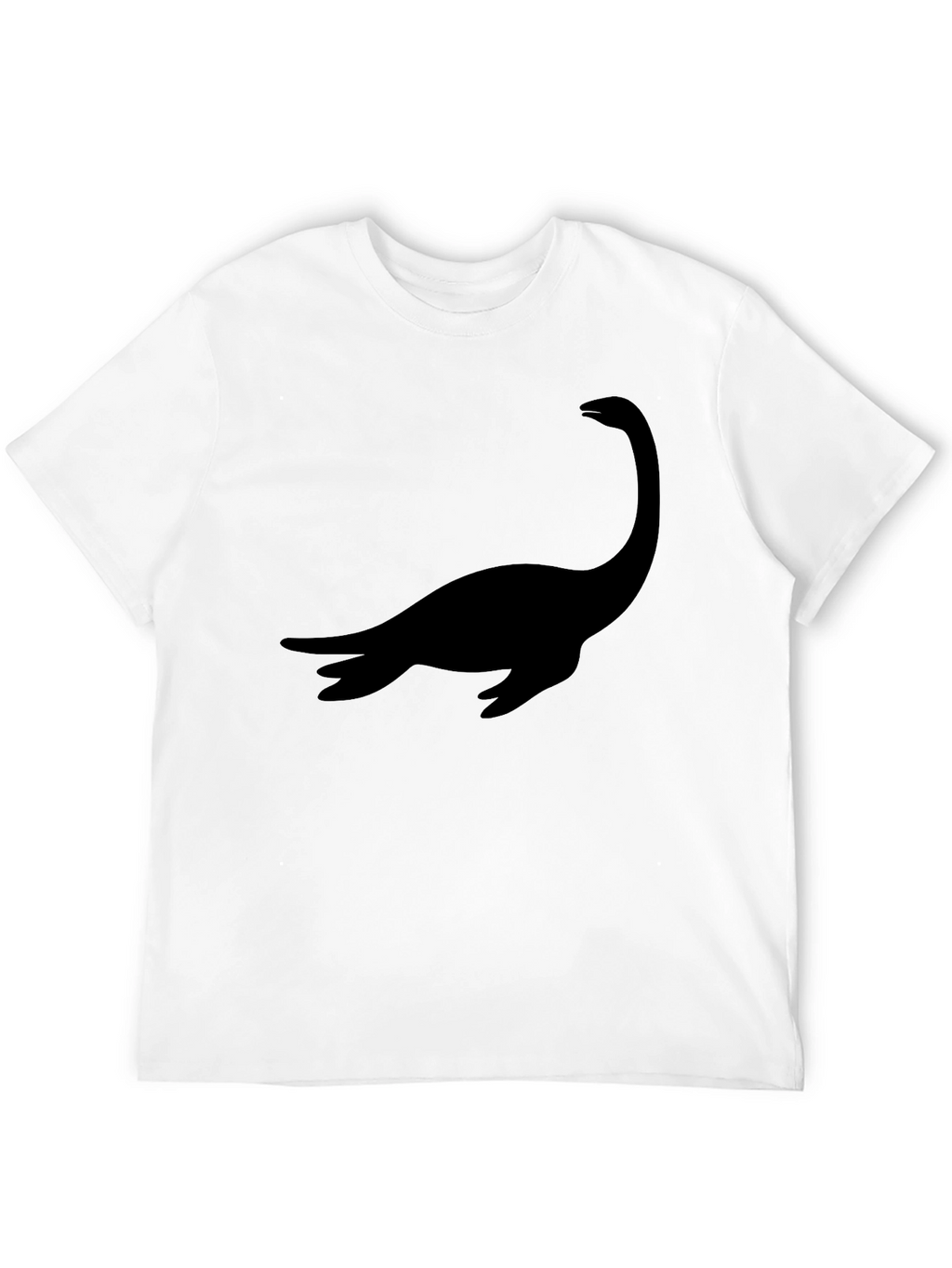 Loch Ness Monster Silhouette T-Shirt - Black