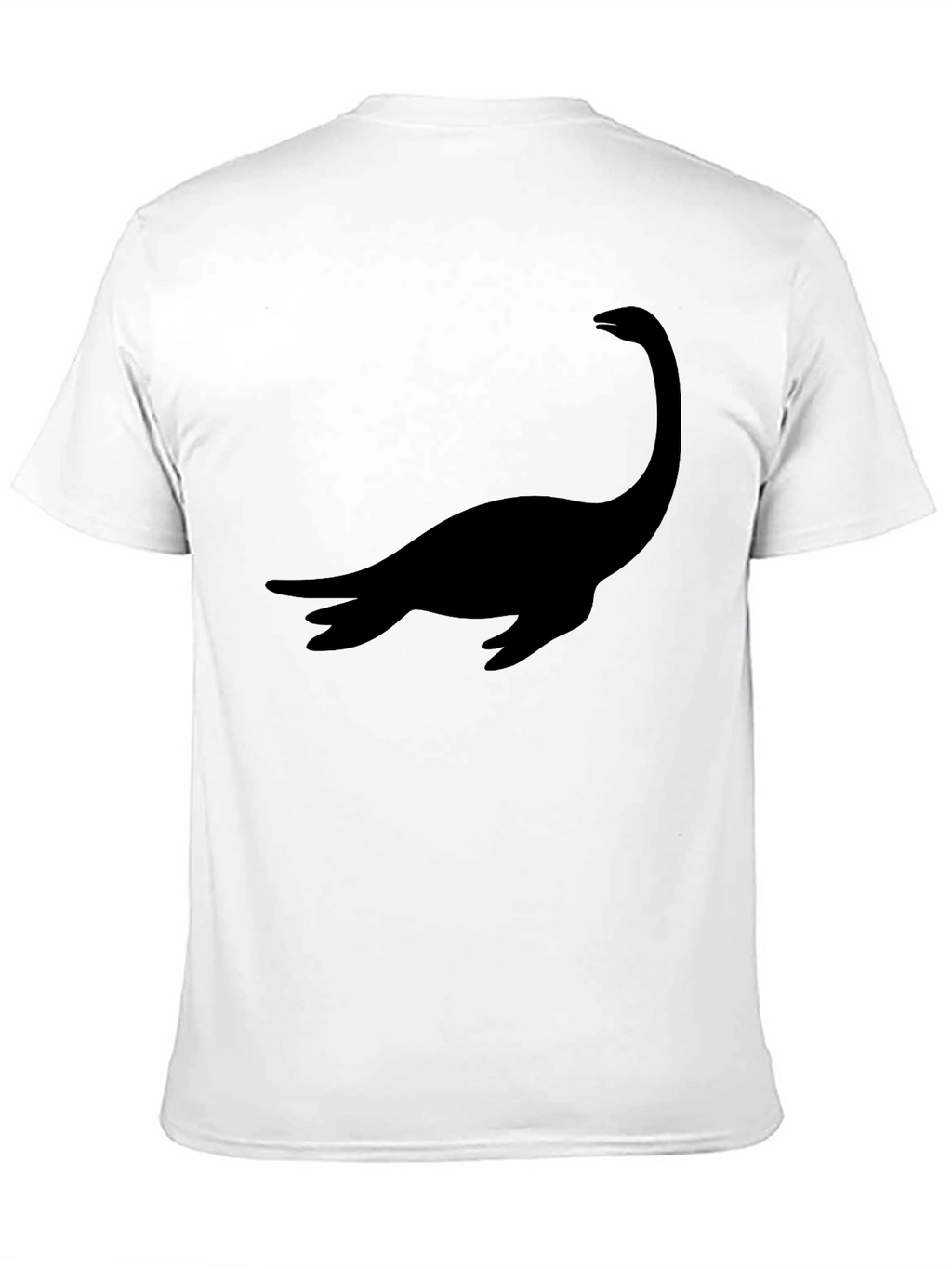 Loch Ness Monster Silhouette T-Shirt - Black
