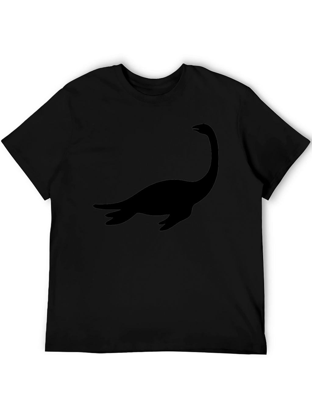 Loch Ness Monster Silhouette T-Shirt - Black