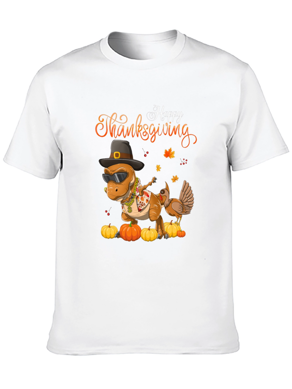 Thanksgiving Dinosaur T-Shirt