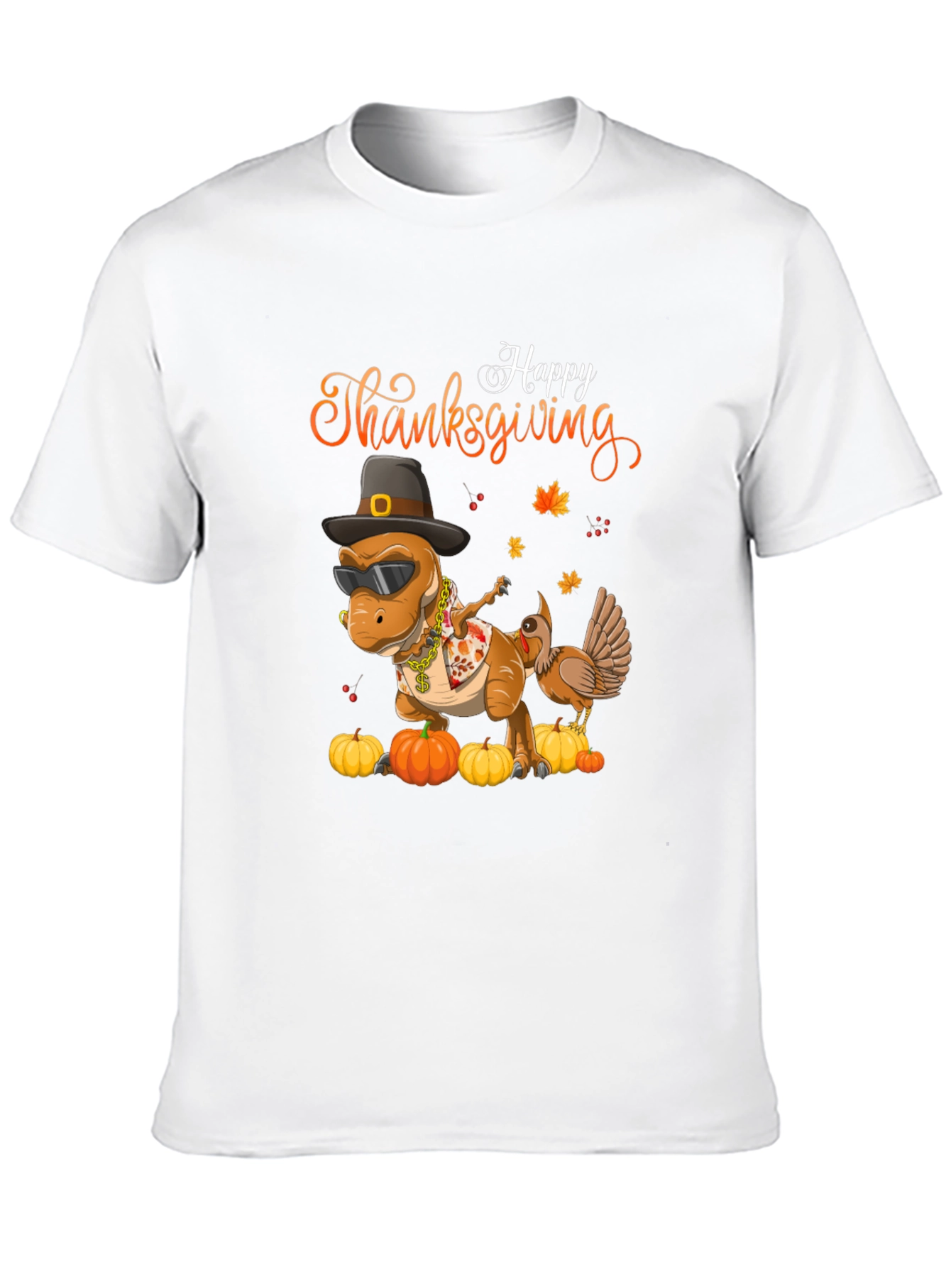 Thanksgiving Dinosaur T-Shirt