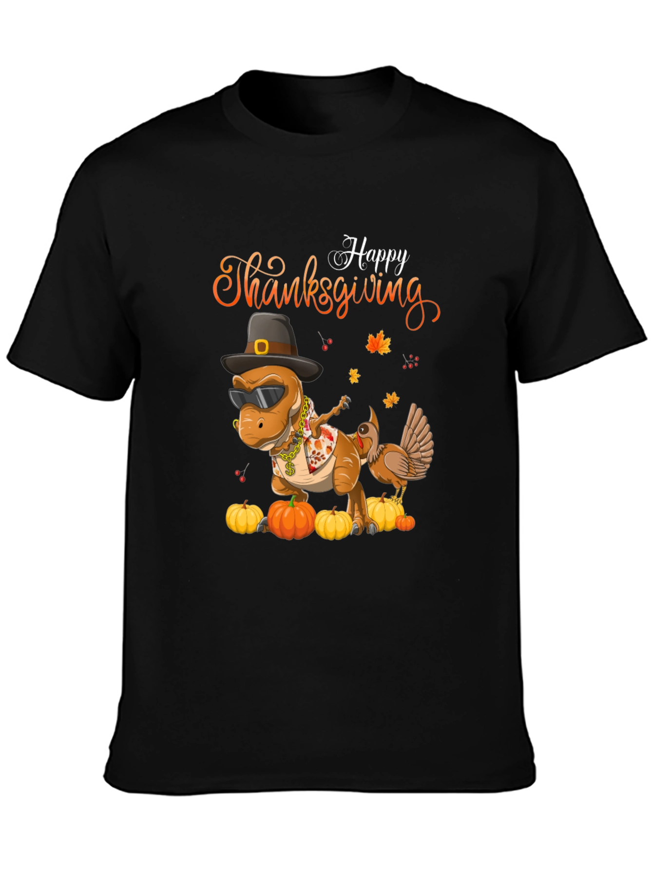 Thanksgiving Dinosaur T-Shirt