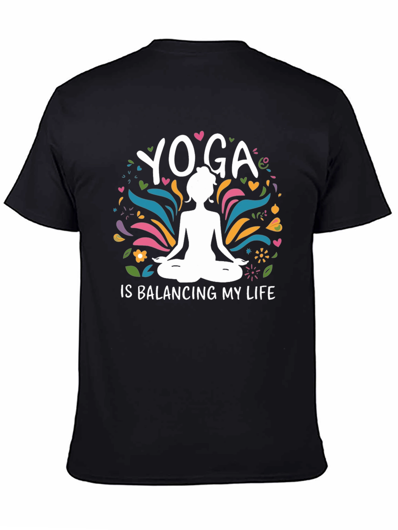 Yoga Balancing Life Graphic Tee
