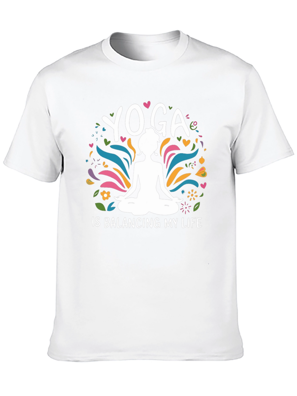Yoga Balancing Life Graphic Tee