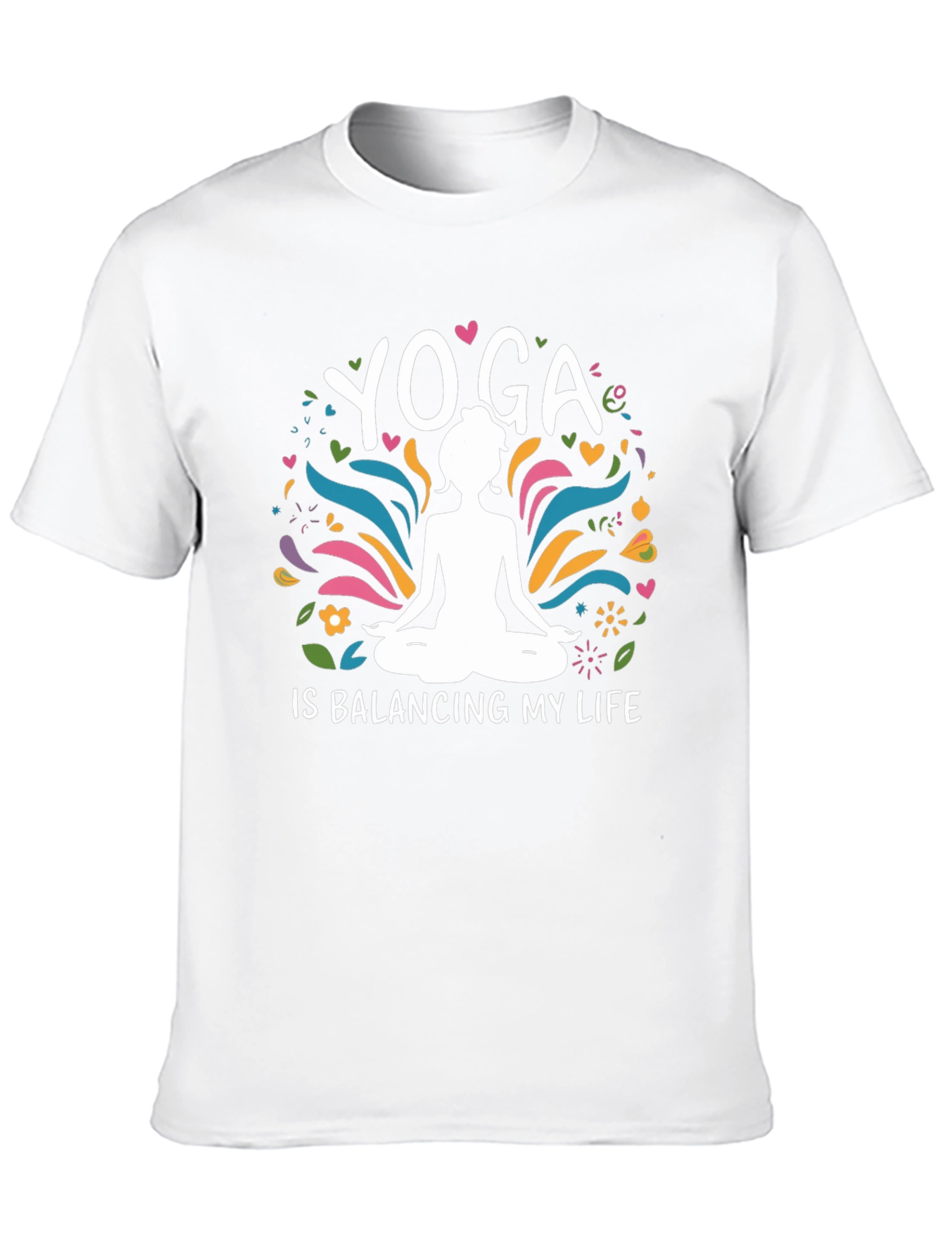 Yoga Balancing Life Graphic Tee