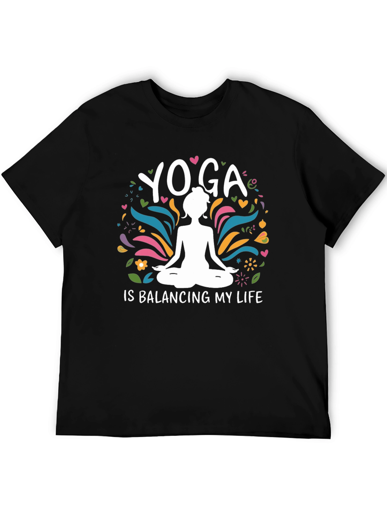 Yoga Balancing Life Graphic Tee