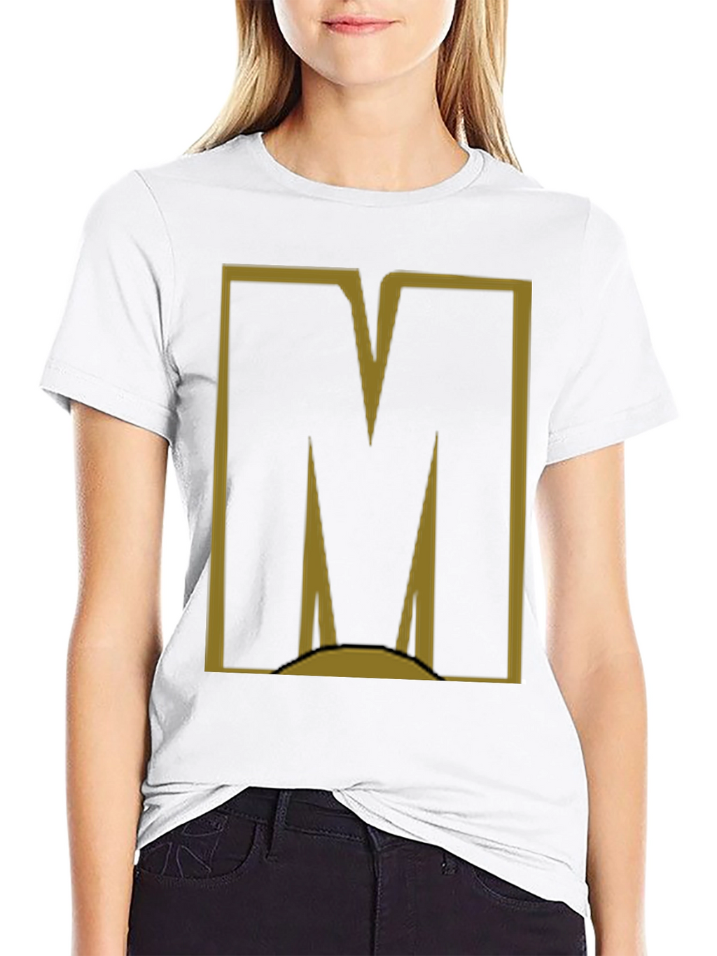 Bold M Graphic Tee - Modern Casual Style
