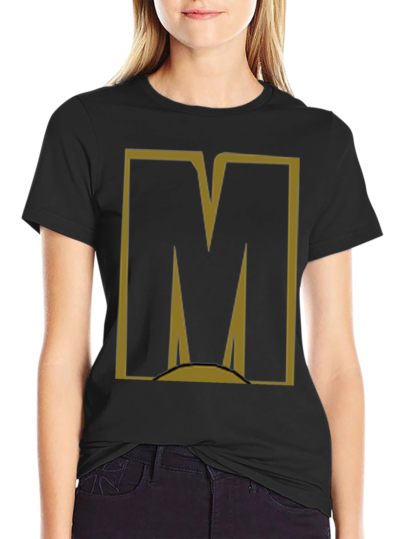 Bold M Graphic Tee - Modern Casual Style