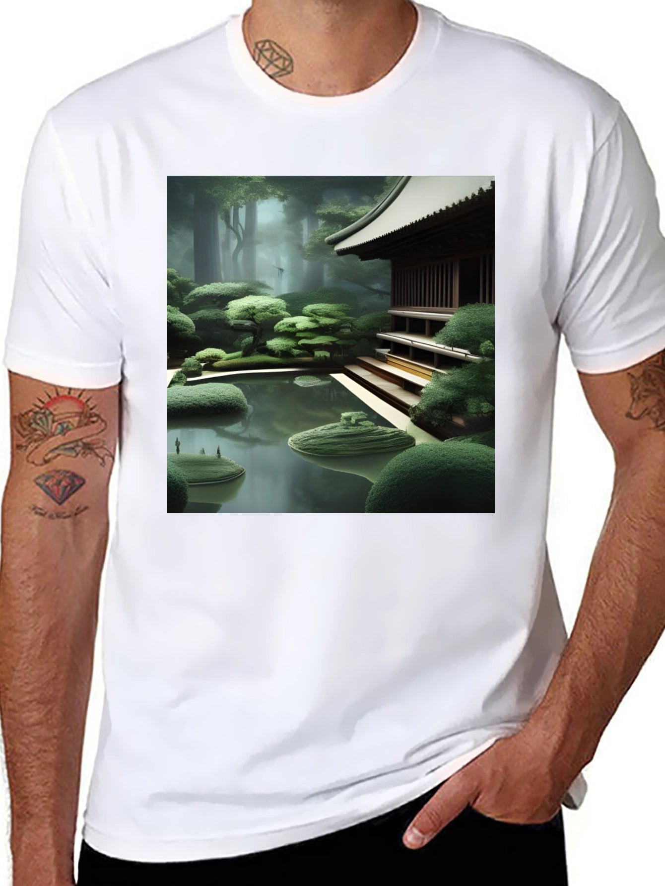 Zen Garden Graphic Tee - Stylish Unisex T-Shirt