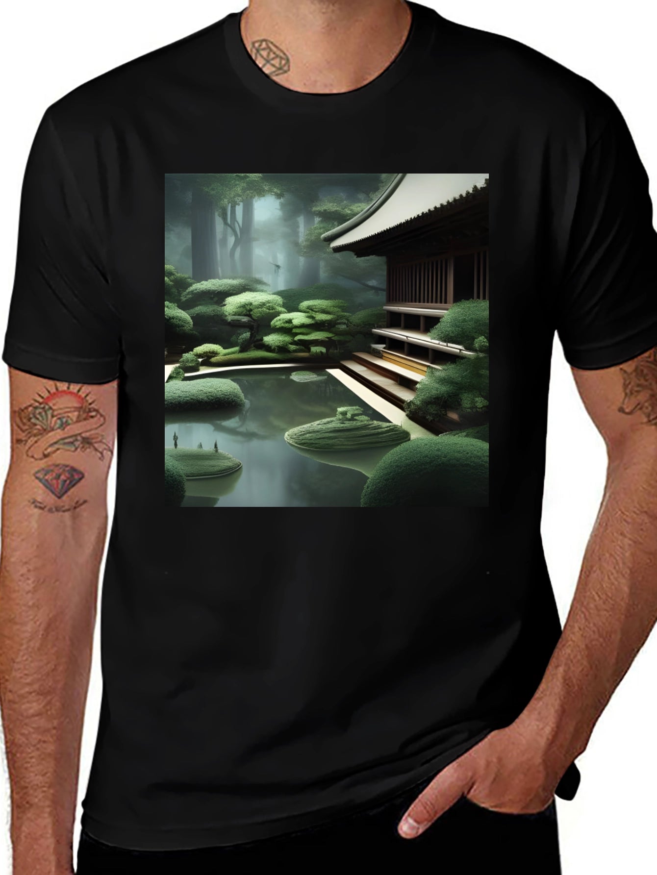 Zen Garden Graphic Tee - Stylish Unisex T-Shirt