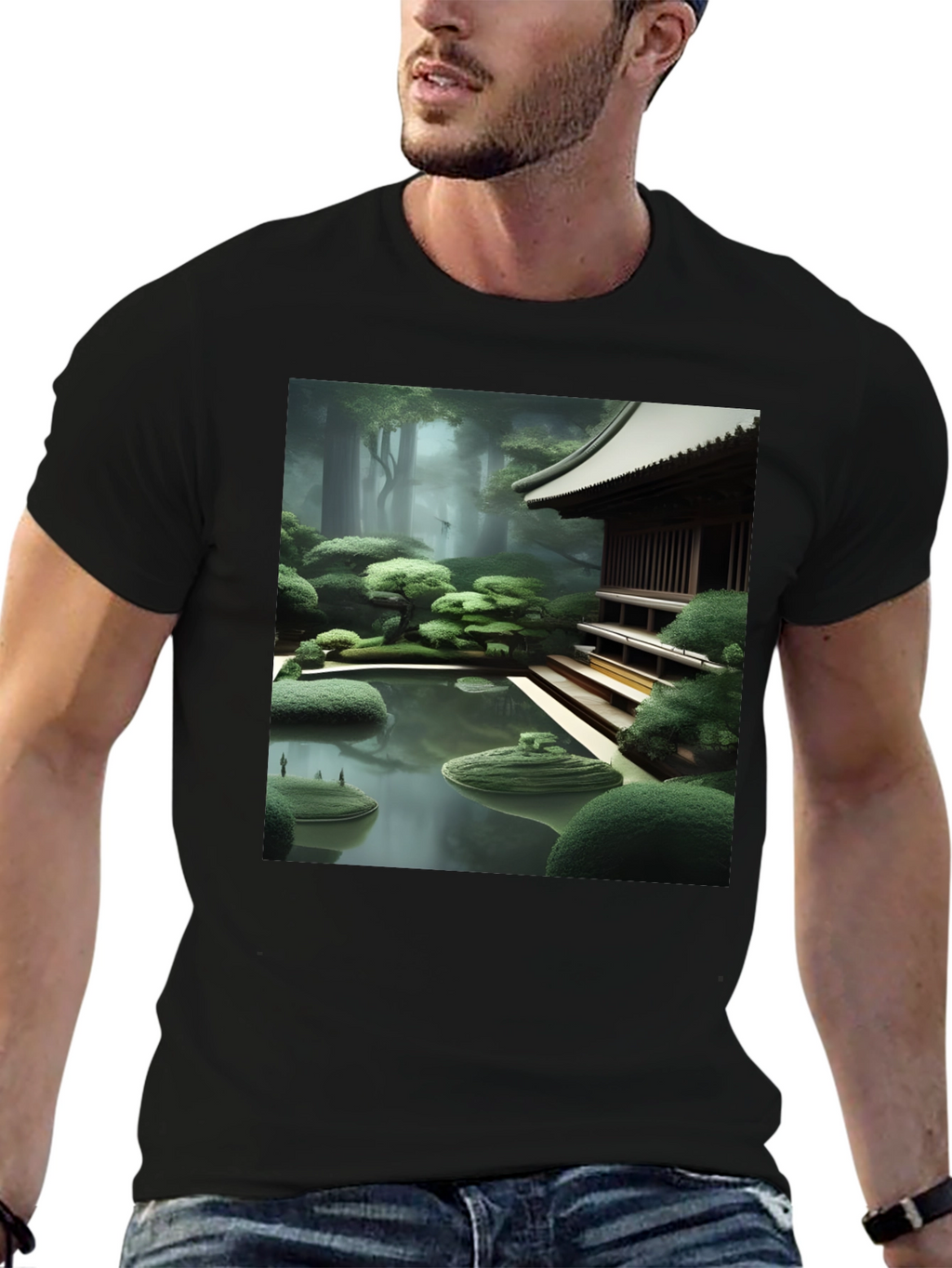 Zen Garden Graphic Tee - Stylish Unisex T-Shirt