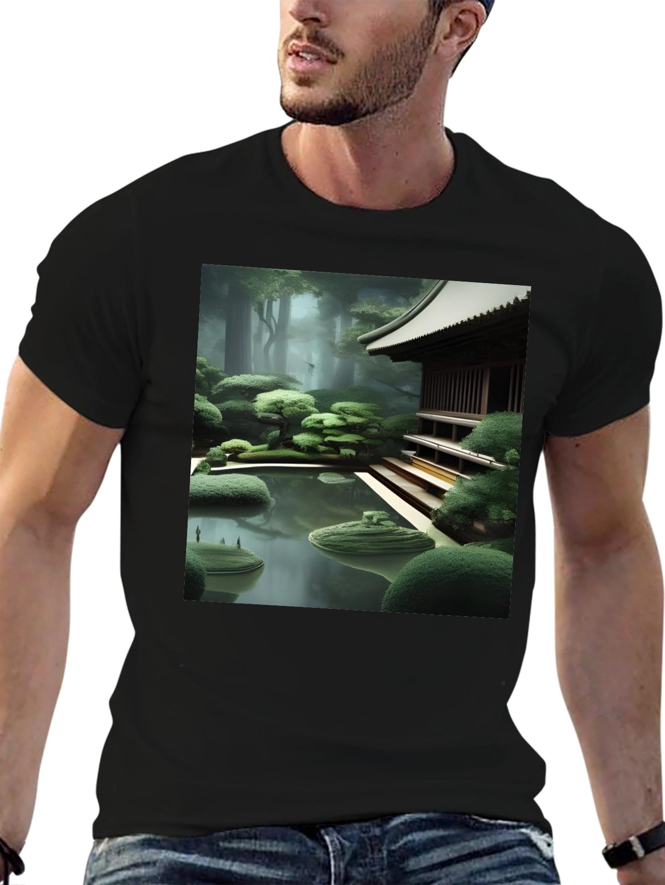 Zen Garden Graphic Tee - Stylish Unisex T-Shirt