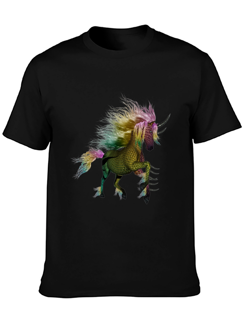 Unicorn Graphic T-Shirt - Black