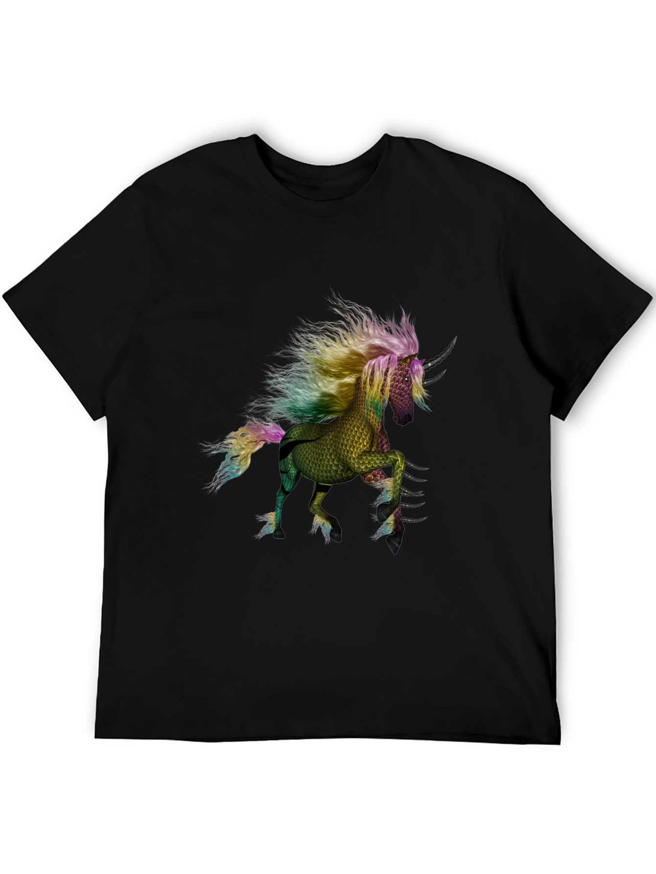 Unicorn Graphic T-Shirt - Black