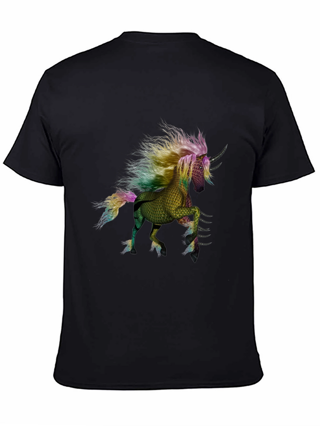Unicorn Graphic T-Shirt - Black