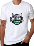 Fantasy Football Champion 2019 Black T-Shirt