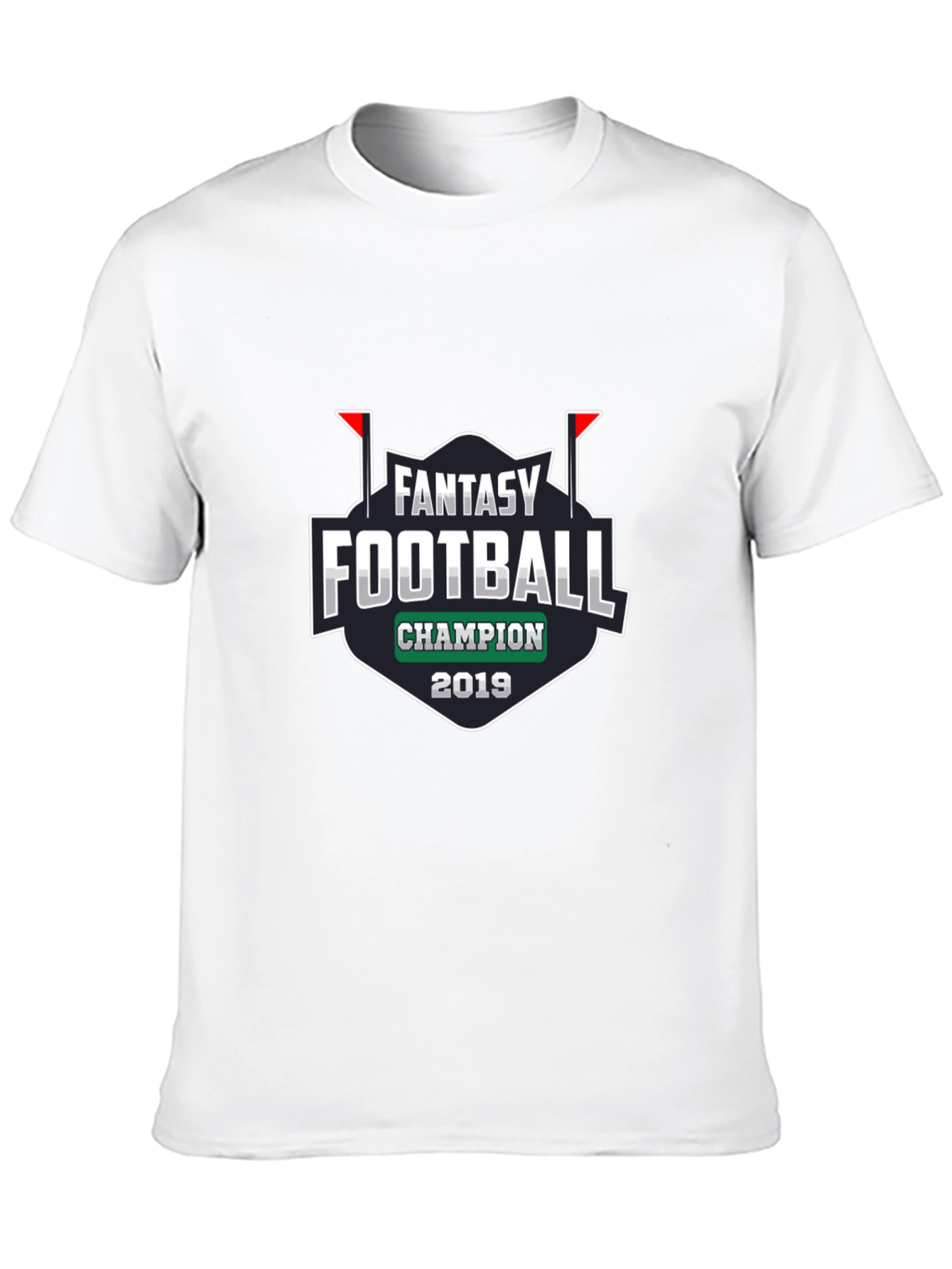Fantasy Football Champion 2019 Black T-Shirt