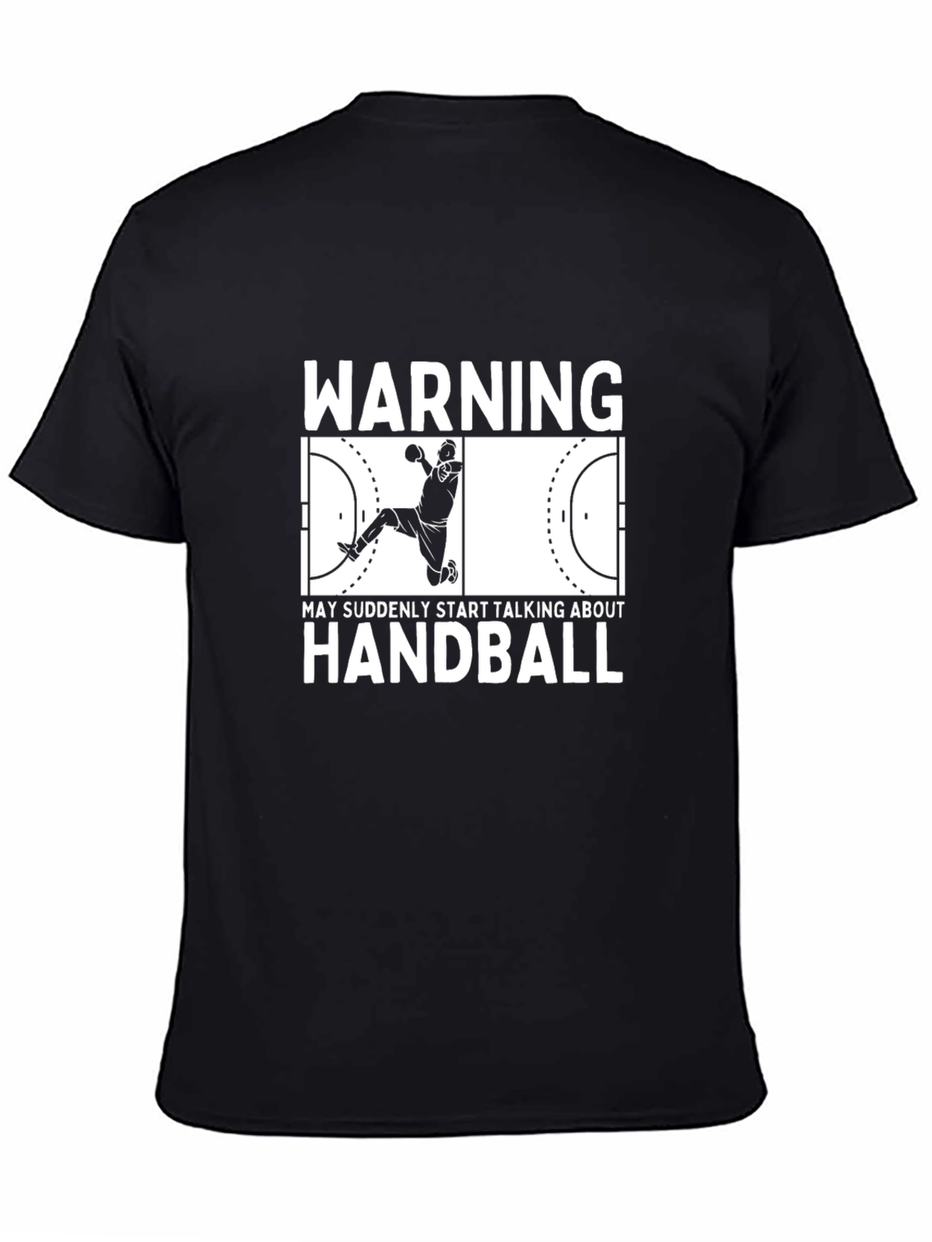 Warning May Talk About Handball T-Shirt