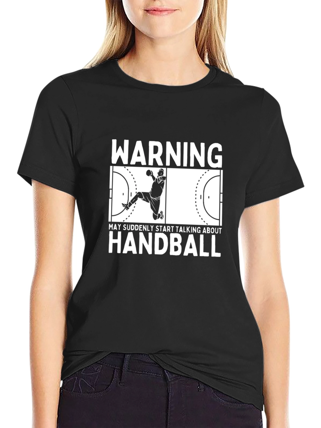 Warning May Talk About Handball T-Shirt